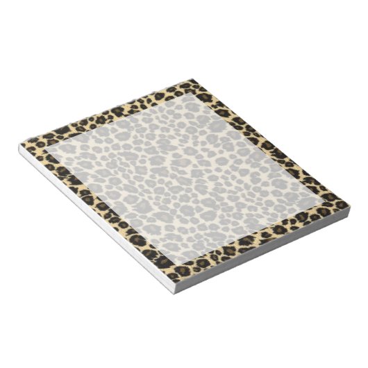 Leopard Print Notitieblok (Schuin)