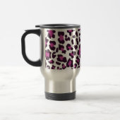 Leopard Print Paars Reisbeker (Links)