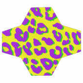 Leopard Print Paars Yellow Green Voetbal (Enkel)
