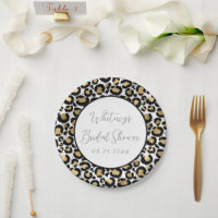 Leopard Print Paper Borden gepersonaliseerd - Chee