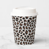 Leopard Print Papieren Bekers (Links)