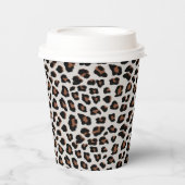 Leopard Print Papieren Bekers (Voorkant)