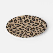 Leopard Print Papieren Bordje (Gekanteld)