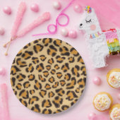 Leopard Print Papieren Bordje (Feest)