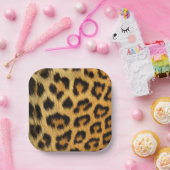 Leopard Print Papieren Bordje (Feest)
