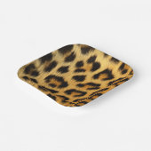 Leopard Print Papieren Bordje (Gebogen)