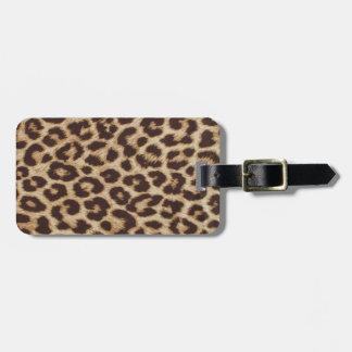 Leopard Print Party Bagagelabel