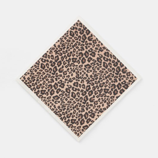 Leopard Print Party Paper Dinner Napkins Tableware Servet (Hoek)