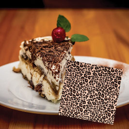 Leopard Print Party Paper Dinner Napkins Tableware Servet