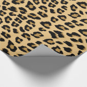 Leopard Print Patroon Cadeaupapier (Hoek)