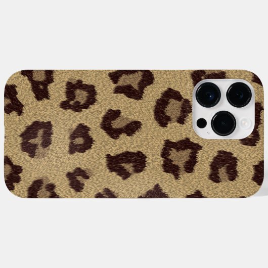 Leopard Print Patroon Case-Mate iPhone Case (Achterkant (horizontaal))