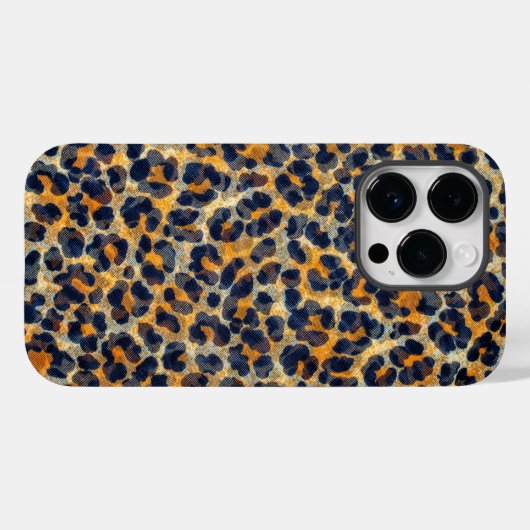 Leopard Print Patroon Case-Mate iPhone Case (Achterkant (horizontaal))