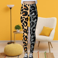 Leopard Print Patroon Cat Brown Grijs Silva Zwart