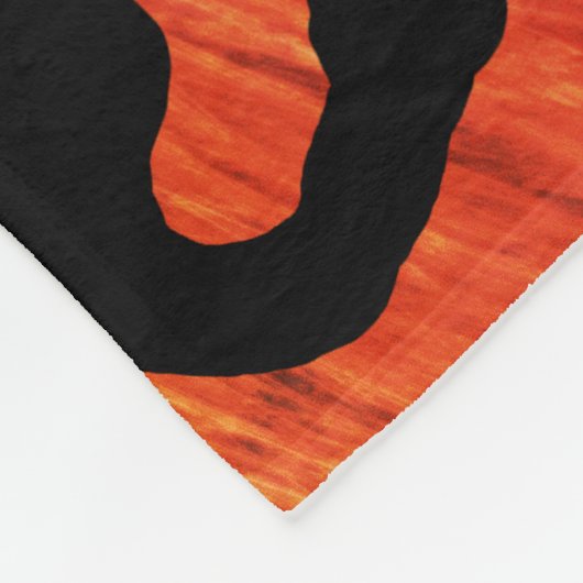 Leopard Print Patroon Fleece Deken (Hoek)