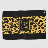 Leopard Print Patroon Golfhanddoek (Horizontaal)