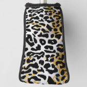 Leopard Print Patroon Golfheadcover (Draai 90)