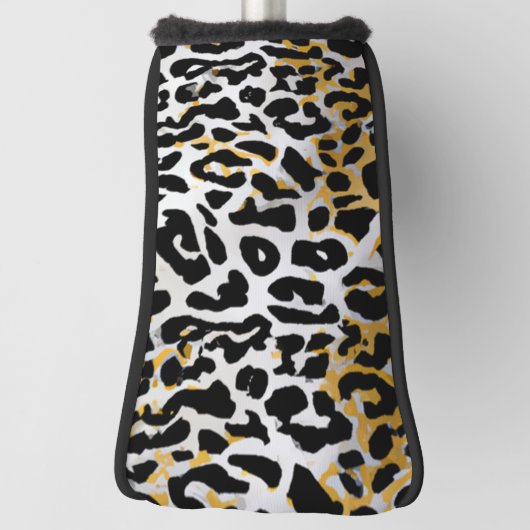 Leopard Print Patroon Golfheadcover (Draai 90)