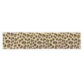 Leopard Print Patroon Korte Tafelloper (Horizontaal)