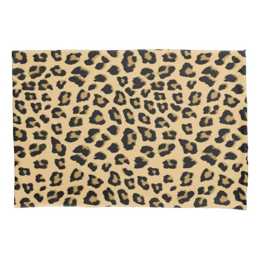 Leopard Print Patroon Kussensloop (Voorkant)