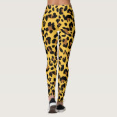 Leopard Print Patroon Leggings (Achterkant)