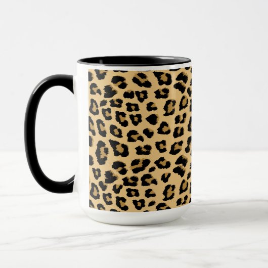 Leopard Print Patroon Mok (Links)