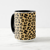 Leopard Print Patroon Mok (Voorkant links)