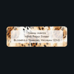 Leopard print patroon safari dier retour adres etiket<br><div class="desc">Introductie van waterverf Safari Animal Print Return Address Labels, een onmisbare aanvulling op uw wilde safari oerwoud verjaardagsvieringen. Deze labels hebben prachtige waterverf dierenprints in zacht bruine tinten, die de essentie van de safari inkapselen met tijger-, luipaard- en zebra-huidpatronen. Elk ontwerp is zorgvuldig vervaardigd om een vleugje elegantie en avontuur...</div>