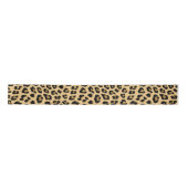 Leopard Print Patroon Satijnen Lint (Voorkant)