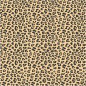 Leopard Print Patroon Sticker (Voorkant)