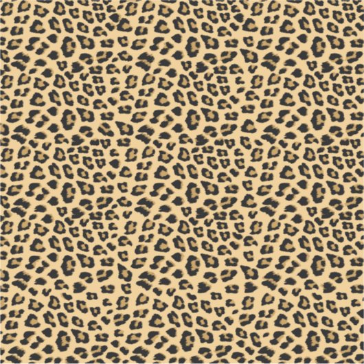 Leopard Print Patroon Sticker (Voorkant)