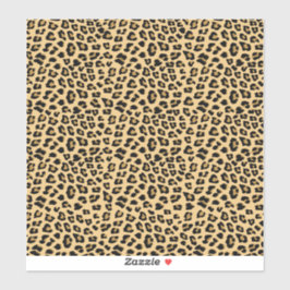 Leopard Print Patroon Sticker