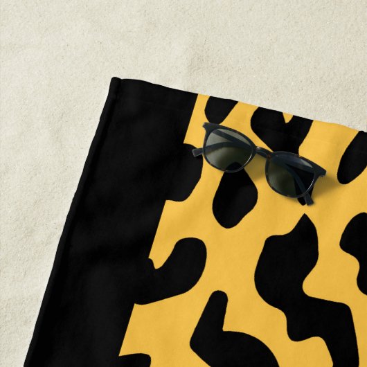 Leopard Print Patroon Strandlaken (In situ)