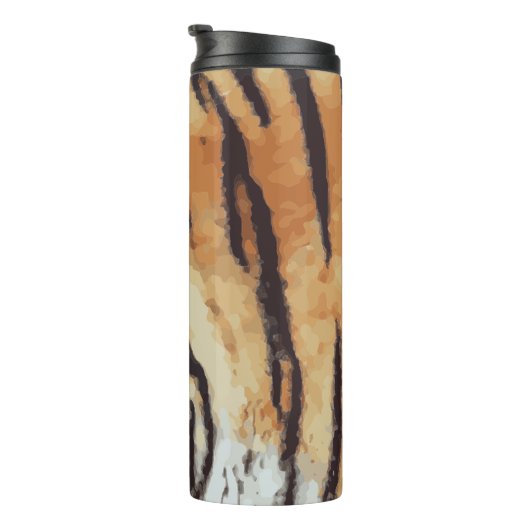 Leopard Print Patroon Thermosbeker (Geroteerd rechts)