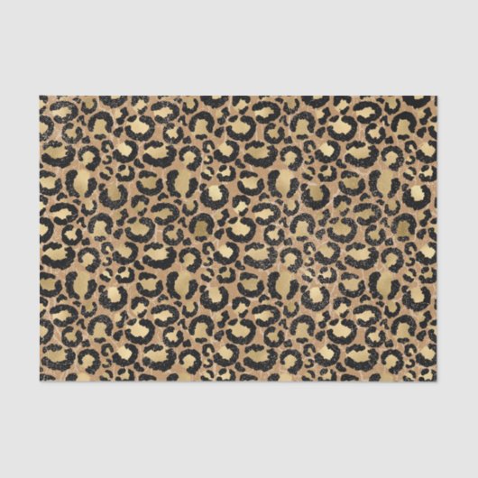 Leopard Print Patroon Tissuepapier (Voorkant)
