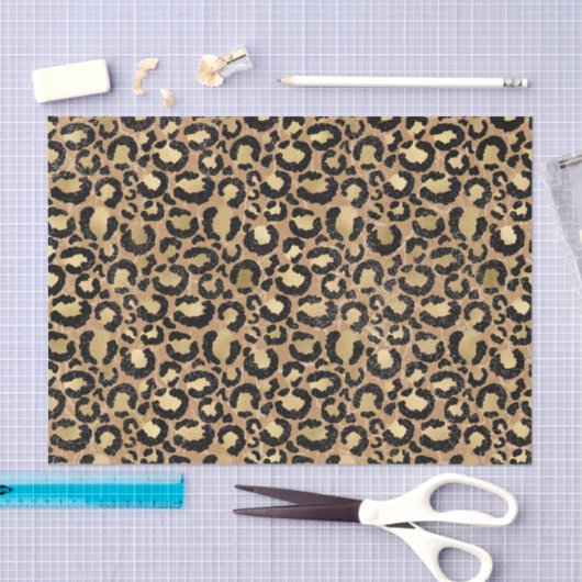 Leopard Print Patroon Tissuepapier (Craft)