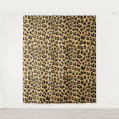 Leopard Print Patroon Wandkleed (Voorkant)