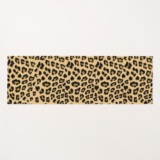 Leopard Print Patroon Yogamat (Voorkant (horizontaal))