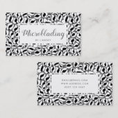 Leopard Print Pattern Beauty Spray Tan Salon Visitekaartje (Voorkant / Achterkant)