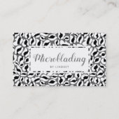 Leopard Print Pattern Beauty Spray Tan Salon Visitekaartje (Voorkant)