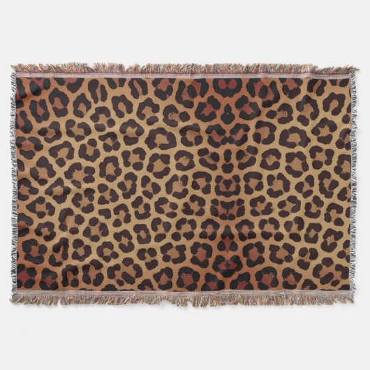 Leopard Print Pattern Deken (Voorkant)