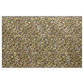 Leopard Print Pattern in Gold en Black Stof (Fat Quarter)