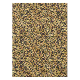 Leopard Print Pattern in Gold en Black Tafelkleed
