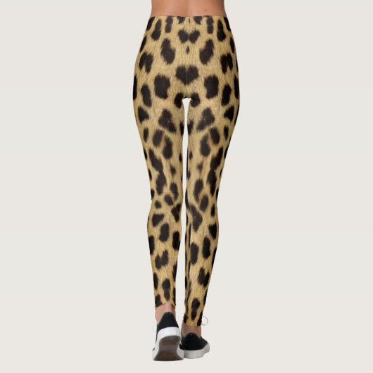 Leopard Print Pattern Legging (Achterkant)