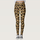 Leopard Print Pattern Legging (Voorkant)