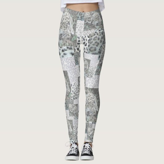 Leopard Print Pattern Legging (Voorkant)