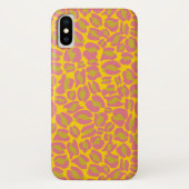 Leopard Print Pattern Oerwoud geel roze Case-Mate iPhone Case (Achterkant)