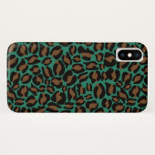 Leopard Print Pattern Oerwoud groen bruin Case-Mate iPhone Case (Achterkant (horizontaal))