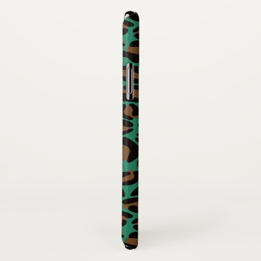Leopard Print Pattern Oerwoud groen bruin Case-Mate iPhone Case (Achterkant / rechts)