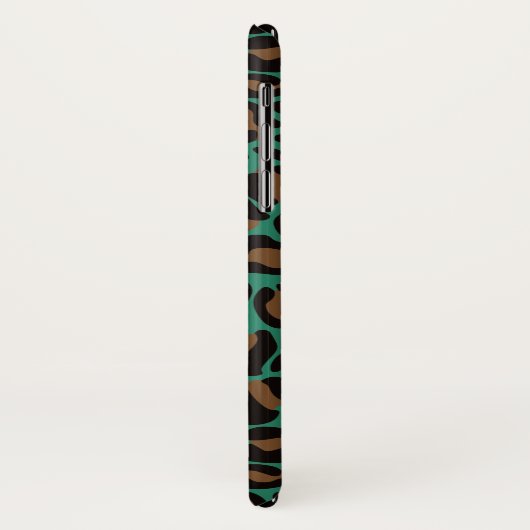 Leopard Print Pattern Oerwoud groen bruin Case-Mate iPhone Case (Achterkant/links)