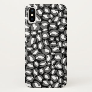 Leopard Print Pattern Oerwoud monochroom Case-Mate iPhone Case